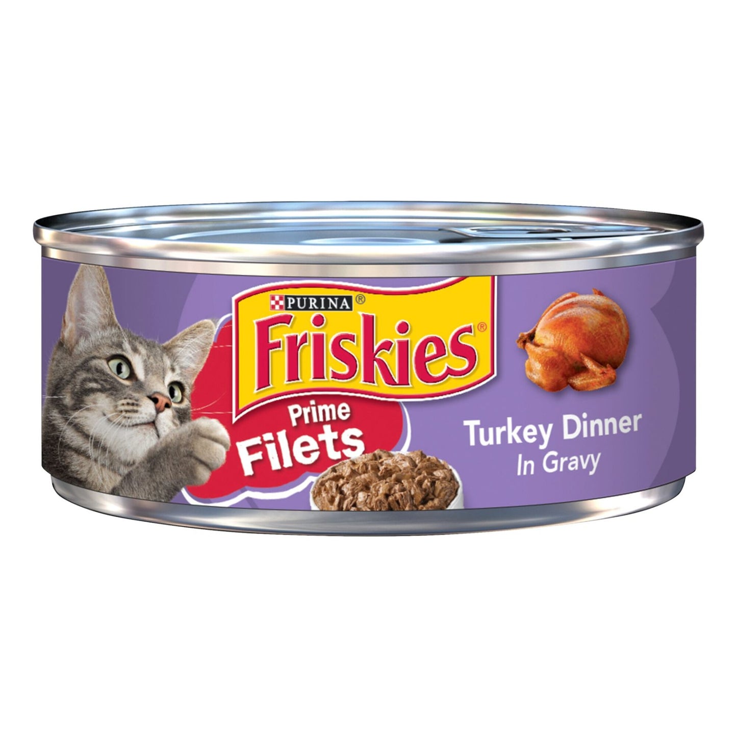 Purina Friskies Prime Filets Wet Cat Food with Turkey in Gravy 156 gr