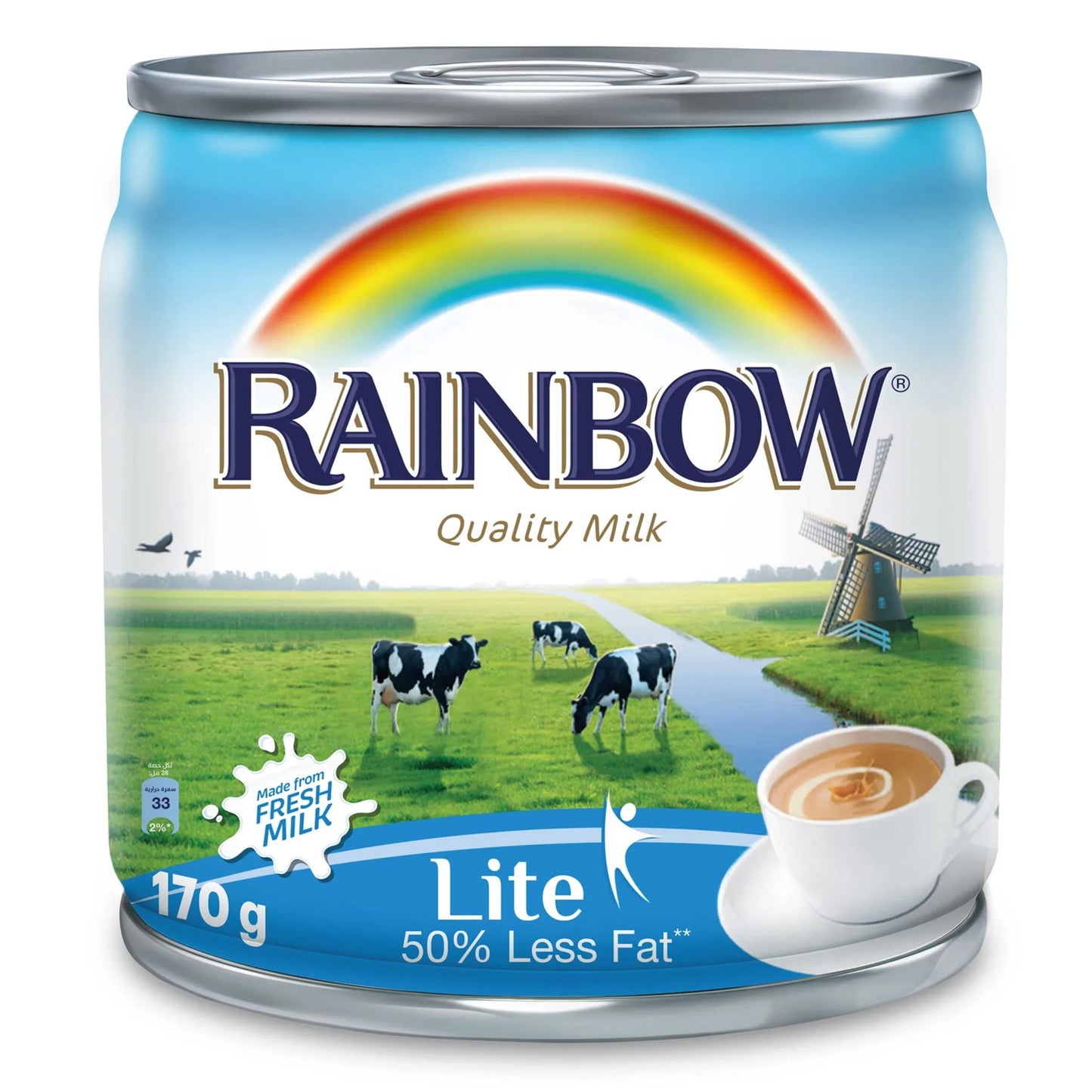 Rainbow lite milk 158 ml