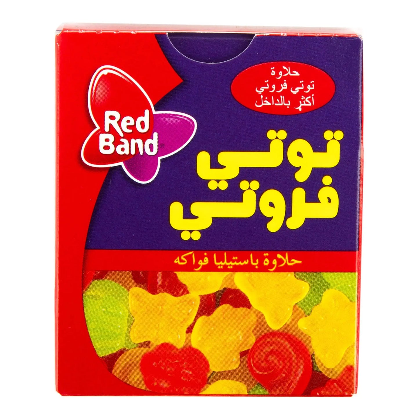 Red Band Hard Candies Tutti Frutti Flavor 18 gr