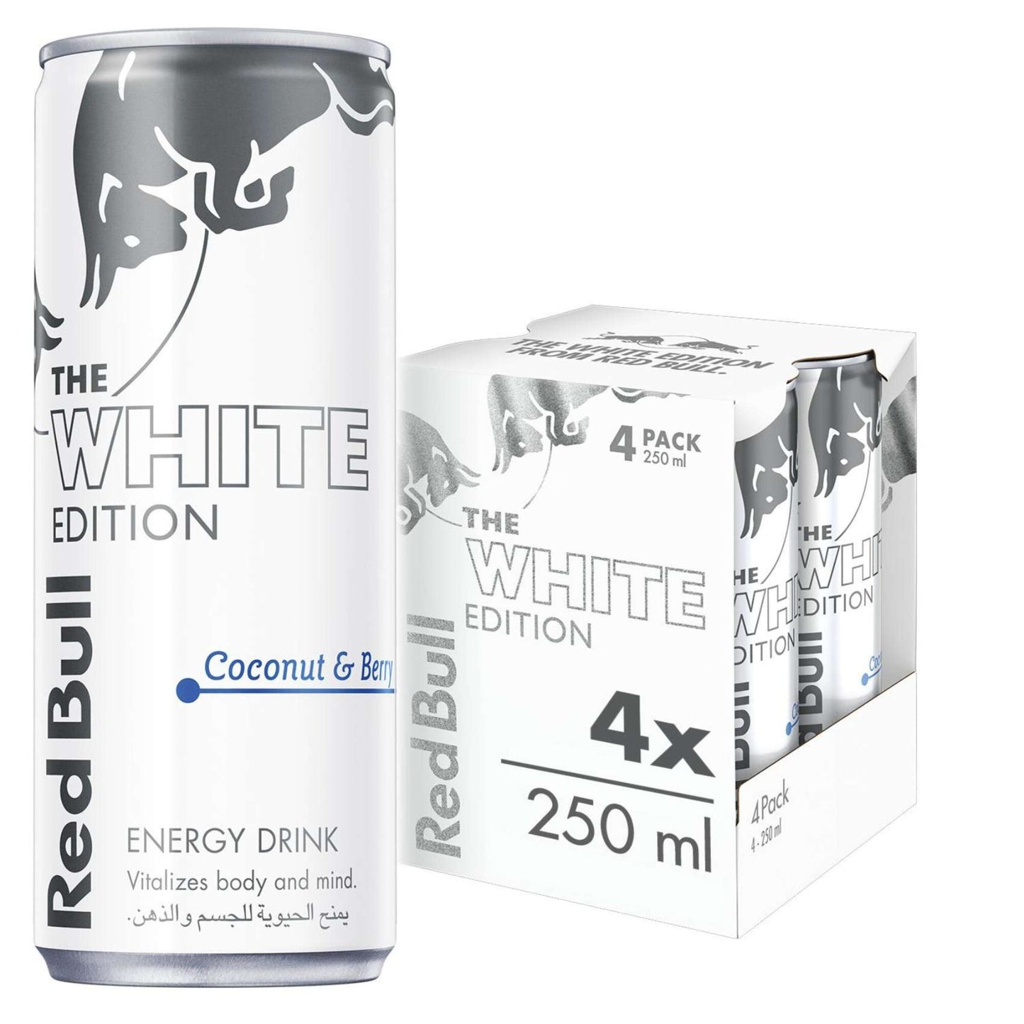 Red Bull The White Edition Energy Drink Coconut & Berry Flavor4x 250 ml