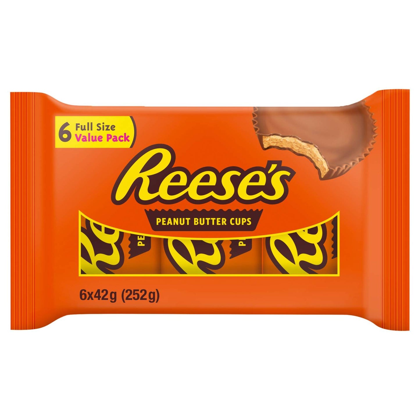 Reese's Milk Chocolate Peanut Butter Cups (Value Pack) 6 x 42 gr