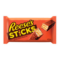 Reese's Sticks Chocolate Flavored Coating, Peanut Butter 42 gr