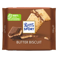 Ritter Sport Butter Biscuit Coated with Milk Chocolate & Cocoa 100 gr