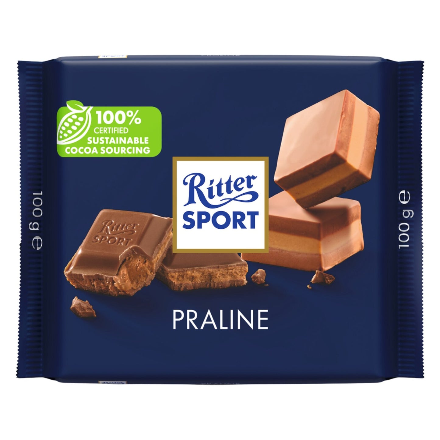 Ritter Sport Chocolate Slab Filled with Praline 100 gr