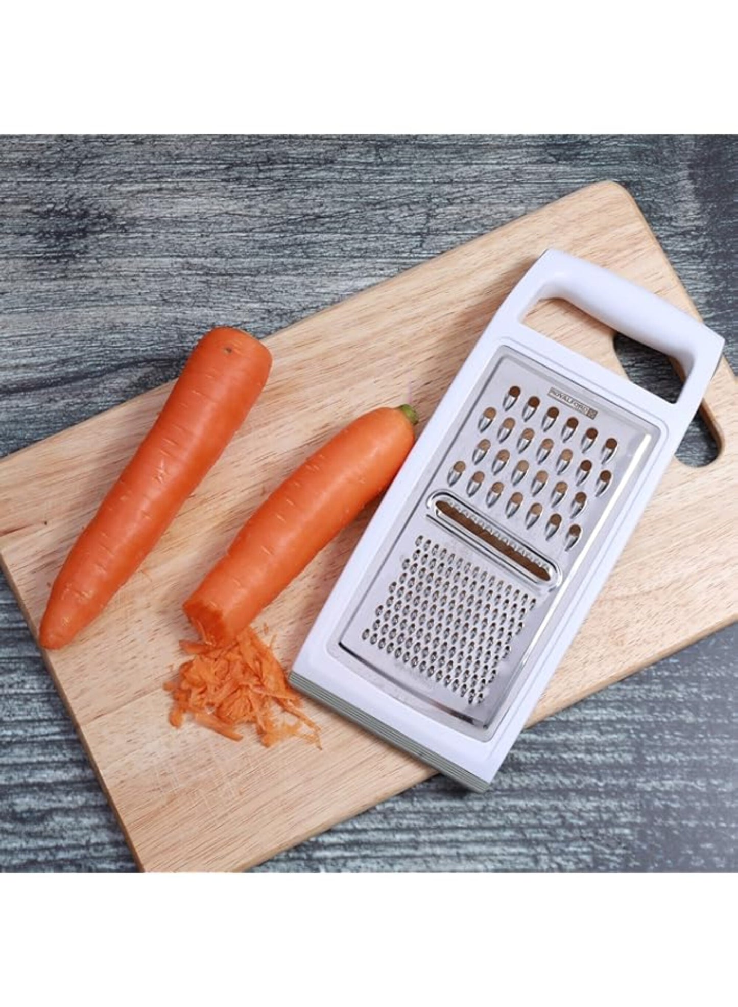 Royalford White Stainless Steel Flat Grater 1 pcs