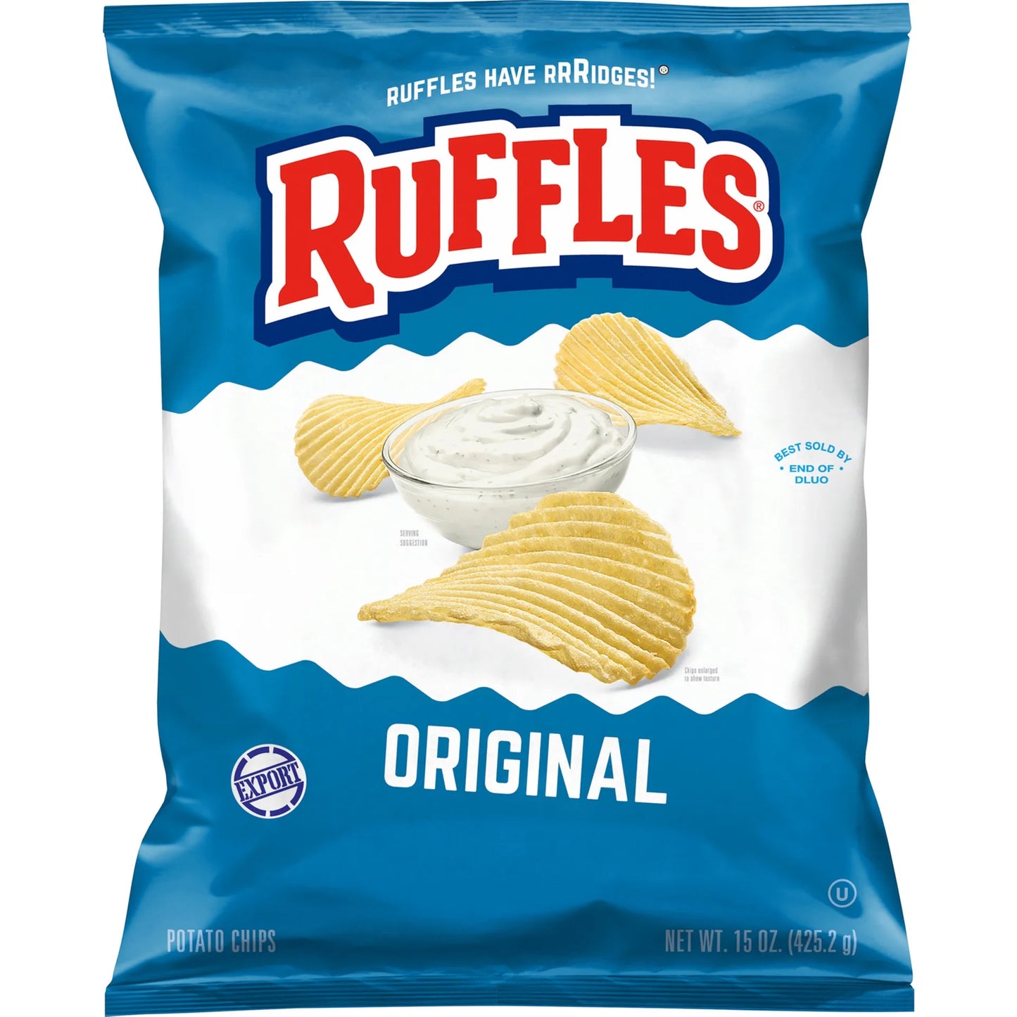 Ruffles Original Potato Chips 184.2 gr
