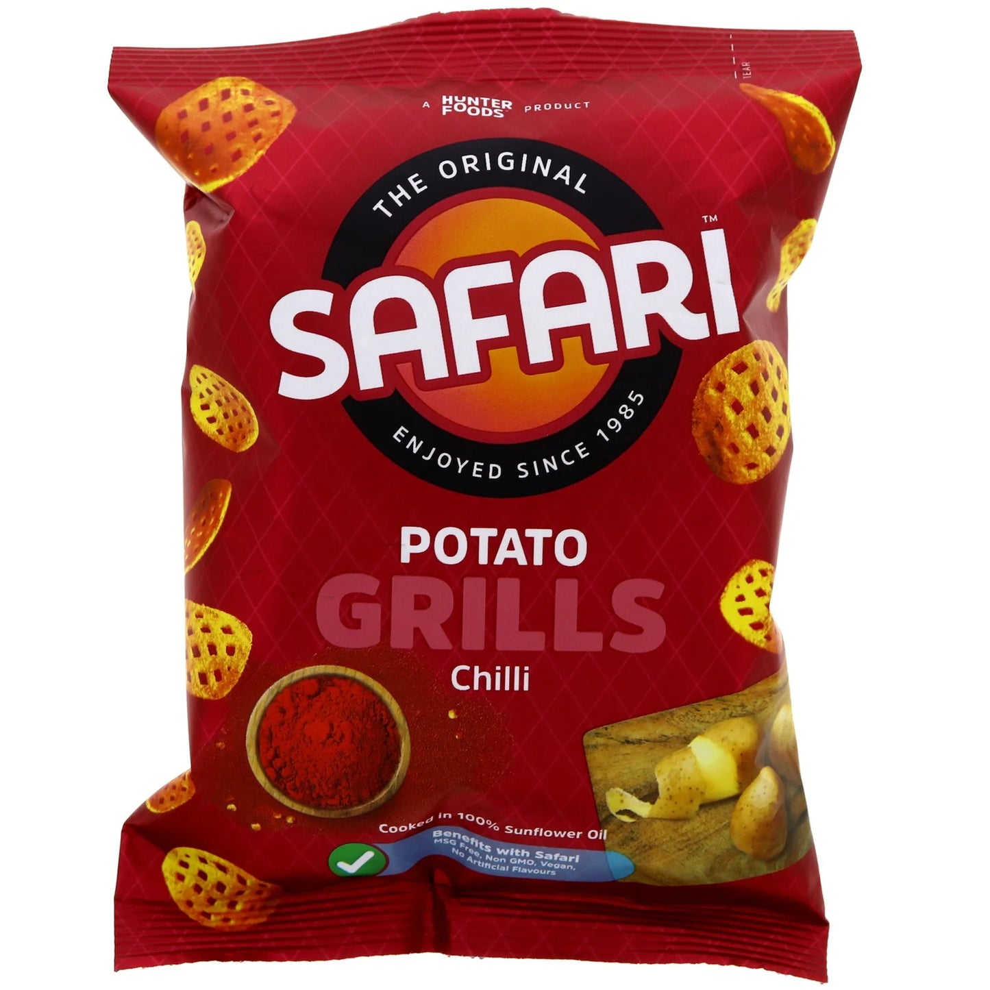 Safari Grills Chili Potato Chips 15 gr