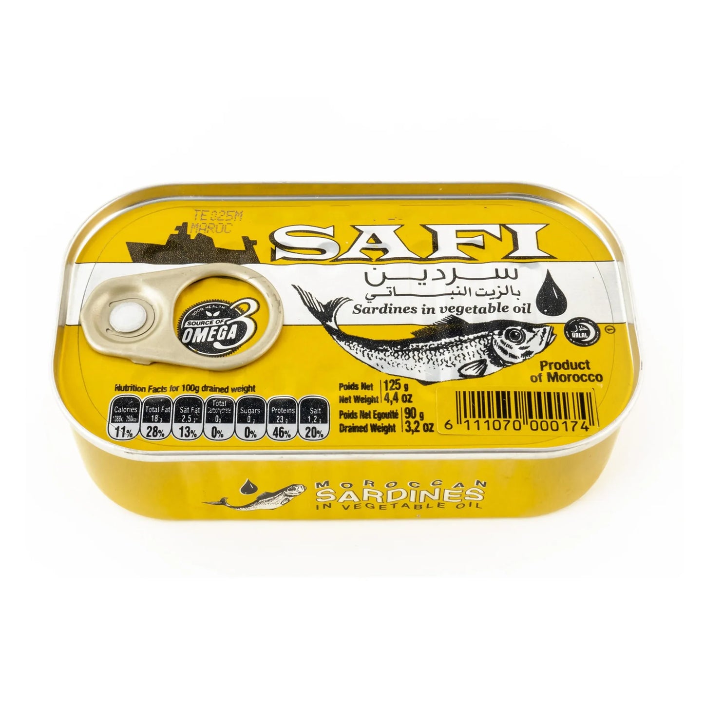 Safi Sardines in Vegetable Oil 90 gr
