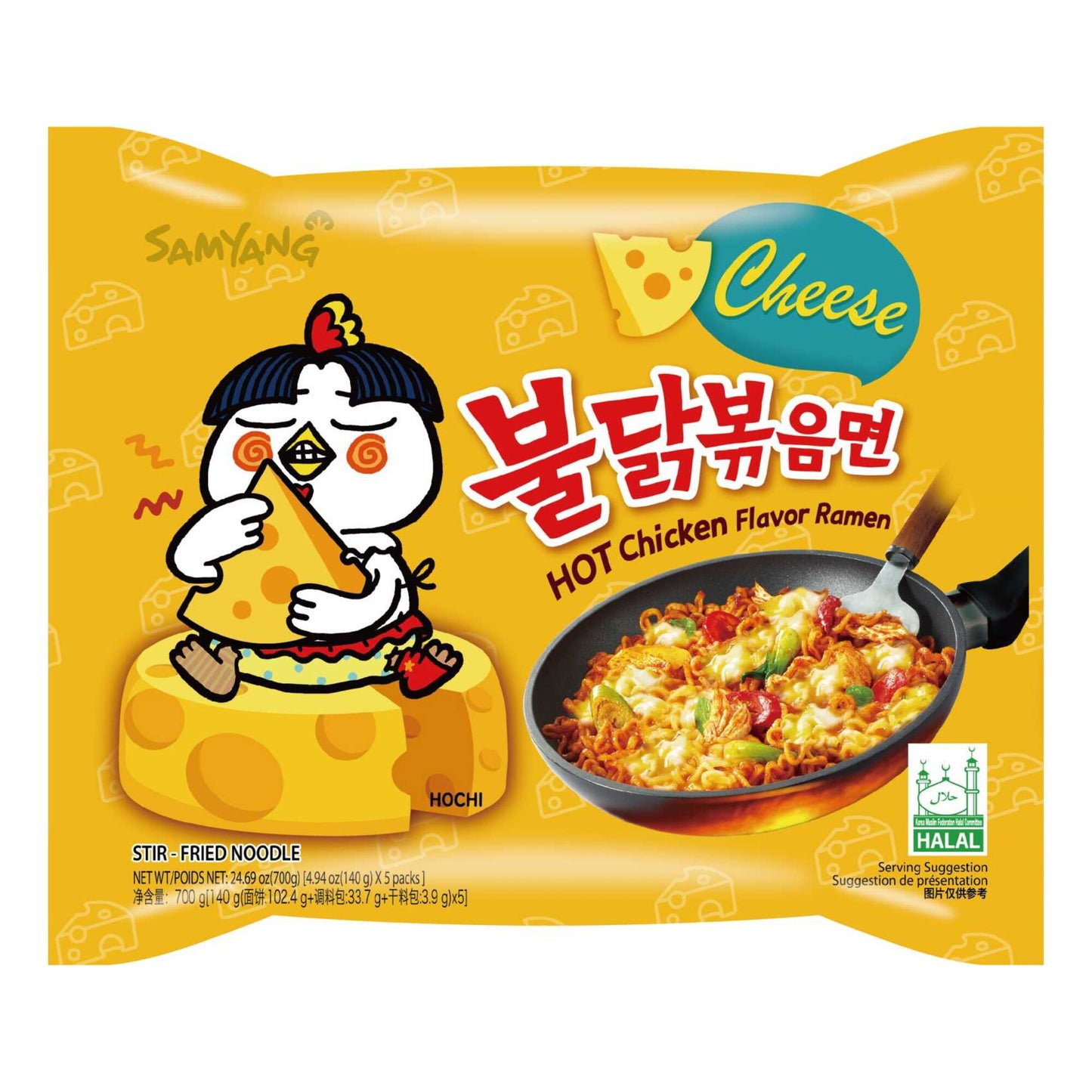 Samyang Buldak Instant Ramen Chicken & Cheese 140g