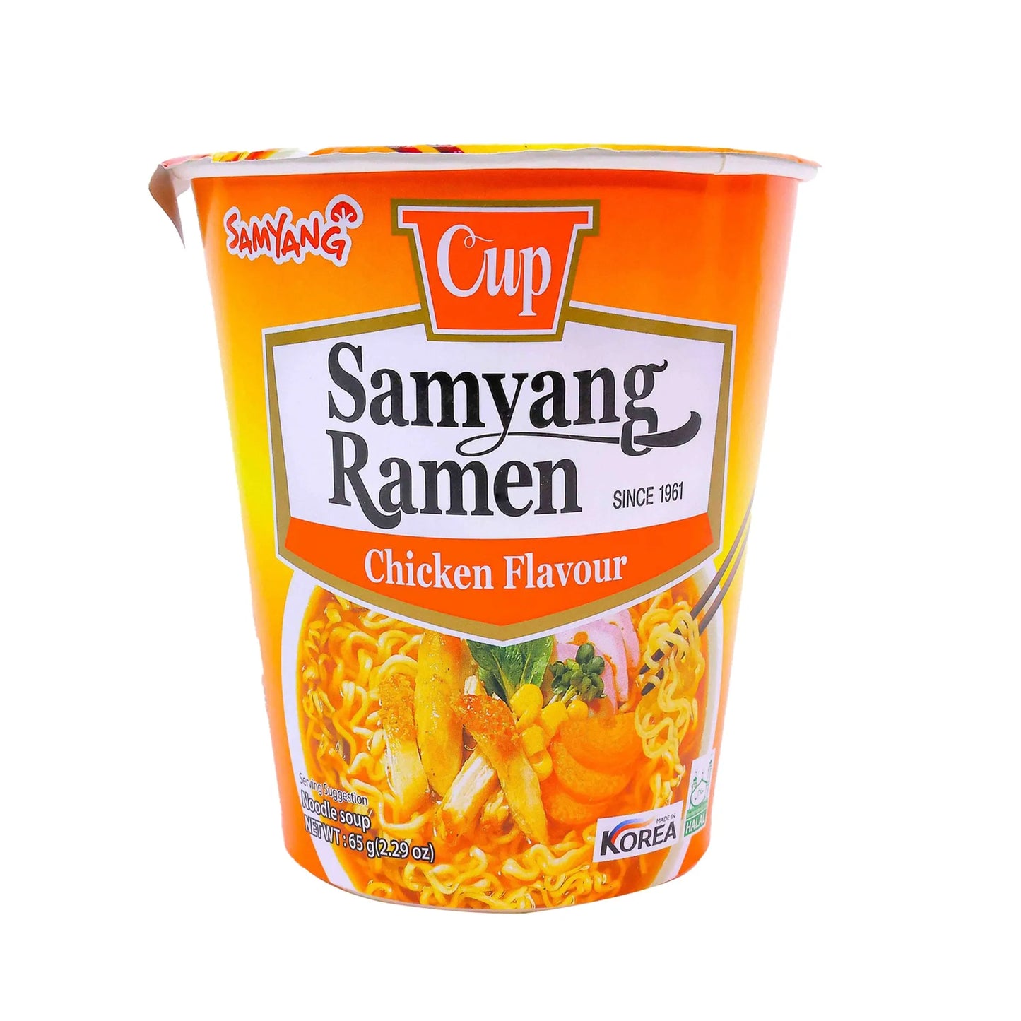 Samyang Ramen Noodle Cup Spicy Flavor 65 gr