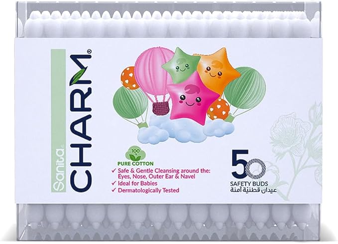 Sanita Charm Baby Cotton Buds 50 per pack