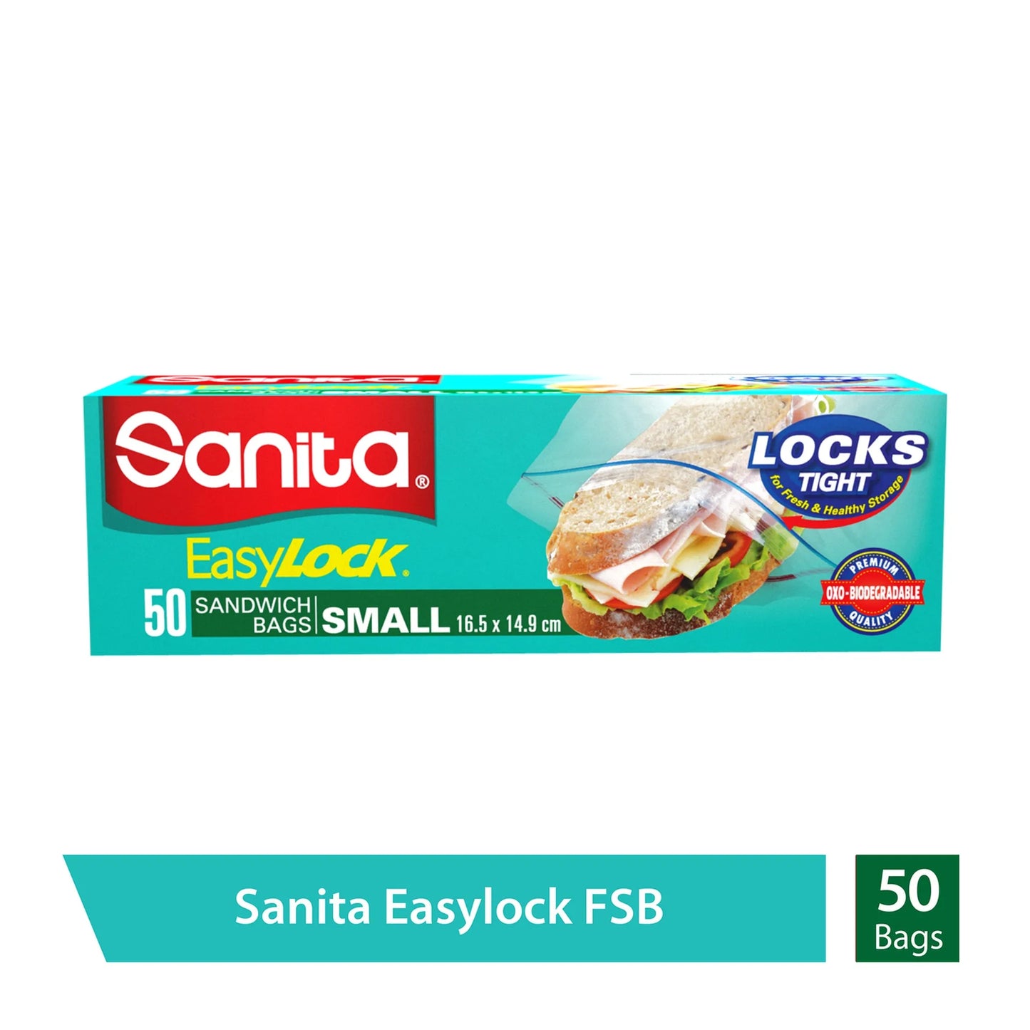 Sanita Easy Lock Small OxoBiodegradablle 50 per pack