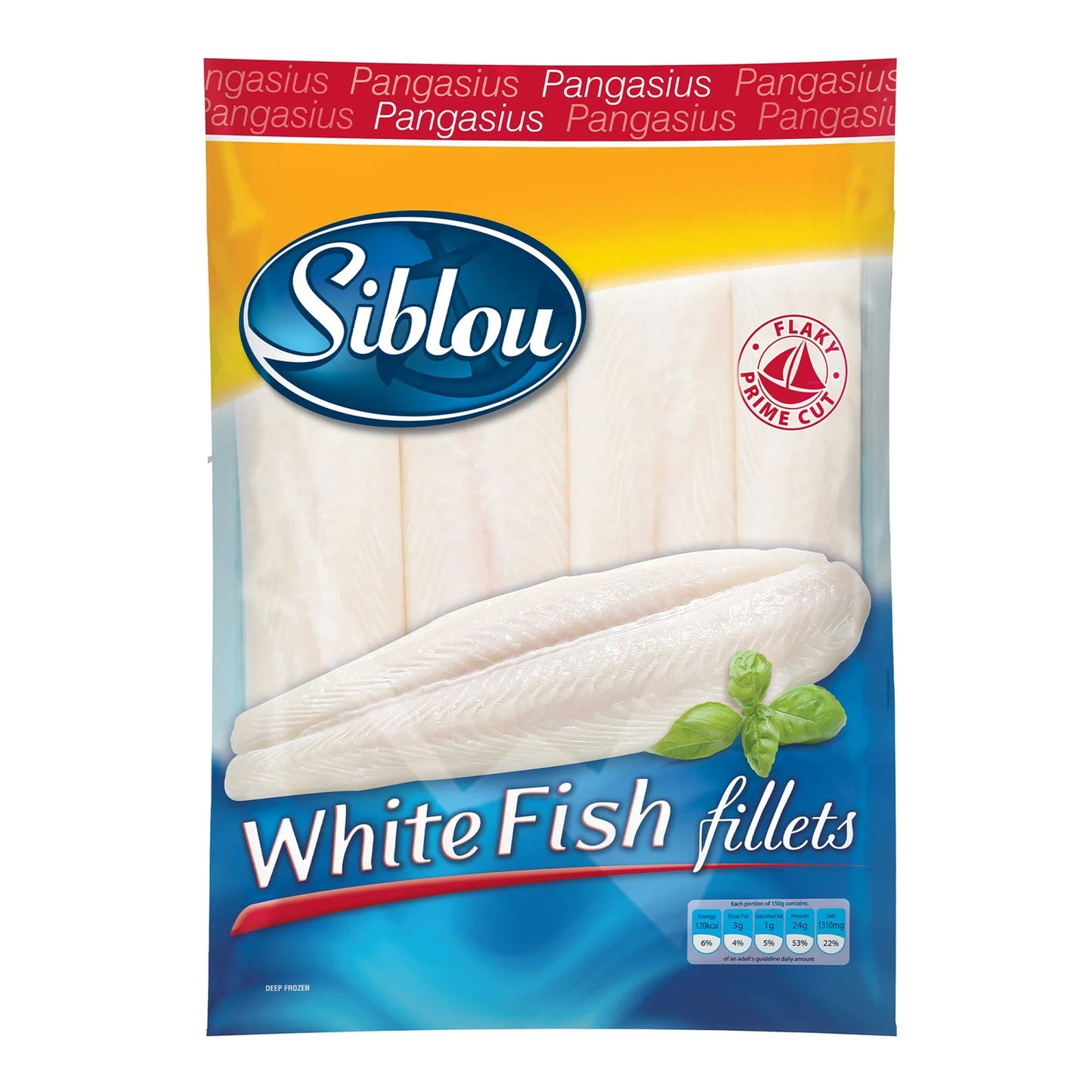 Siblou Frozen White Fish Fillets 500 gr