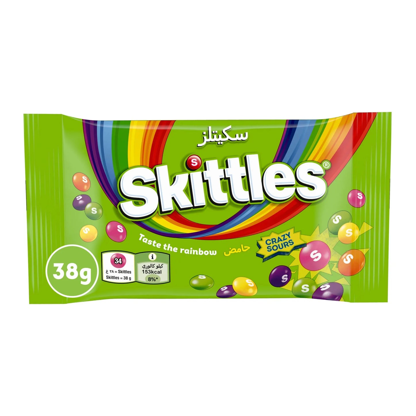 Skittles Candies Crazy Sours Flavor 152 gr
