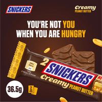 Snickers Creamy Chocolate Bar Filled with Peanut Butter 36.5 gr