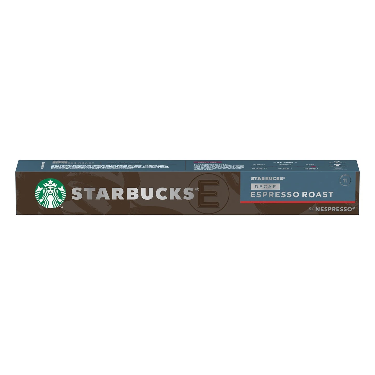 Starbucks Arabica Decaf Espresso Capsules Dark Roast 10 coffee capsules