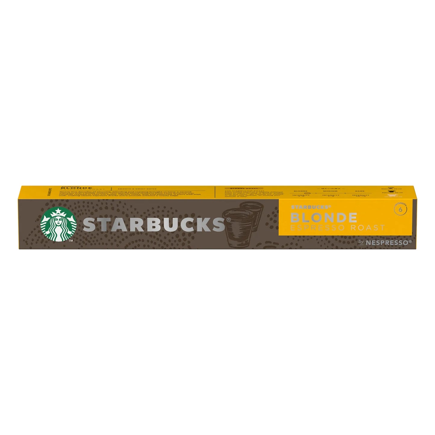 Starbucks Blonde Roast Espresso Coffee Capsules 10 coffee capsules