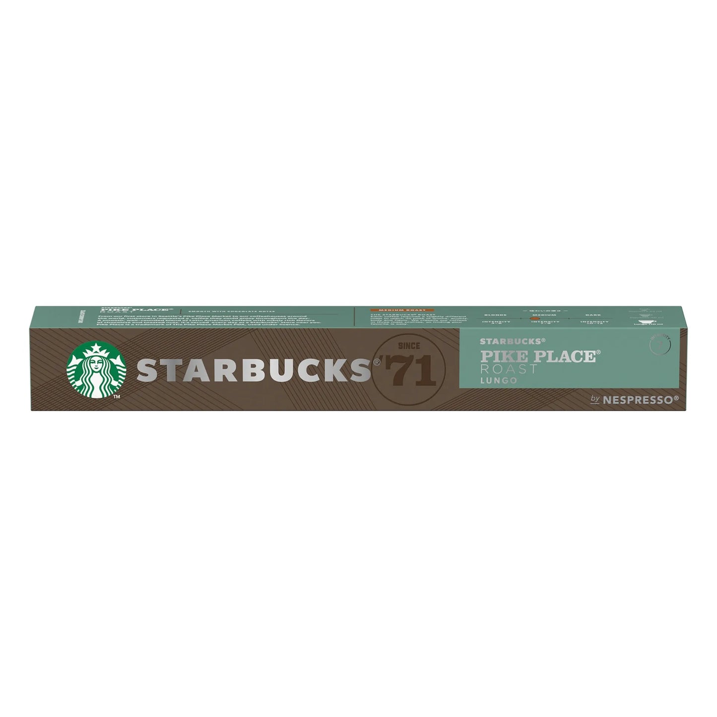 Starbucks Pike Place Arabica Coffee Capsules Medium Roast 10 coffee capsules