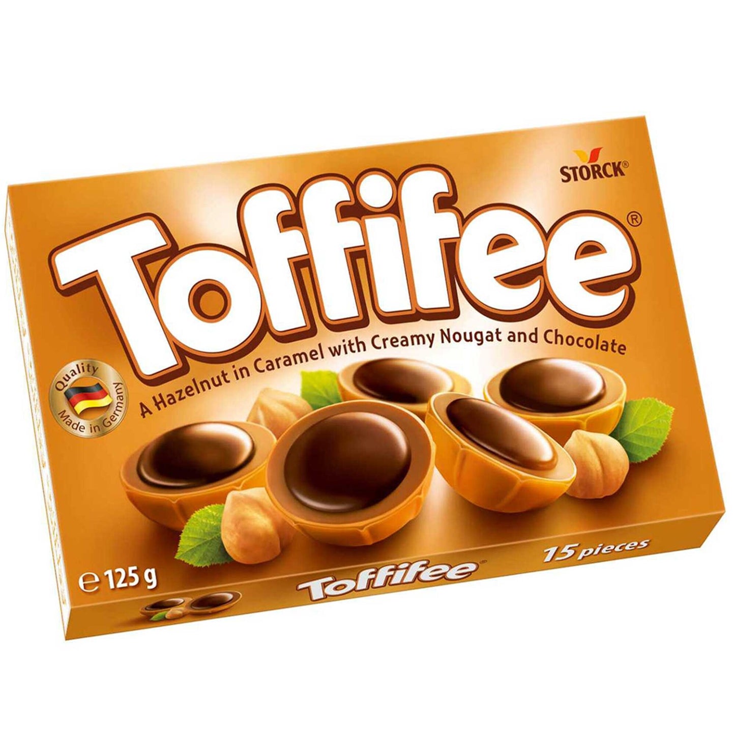 Toffifee Chocolate Bites with Hazelnut, Caramel & Nougat 125 gr