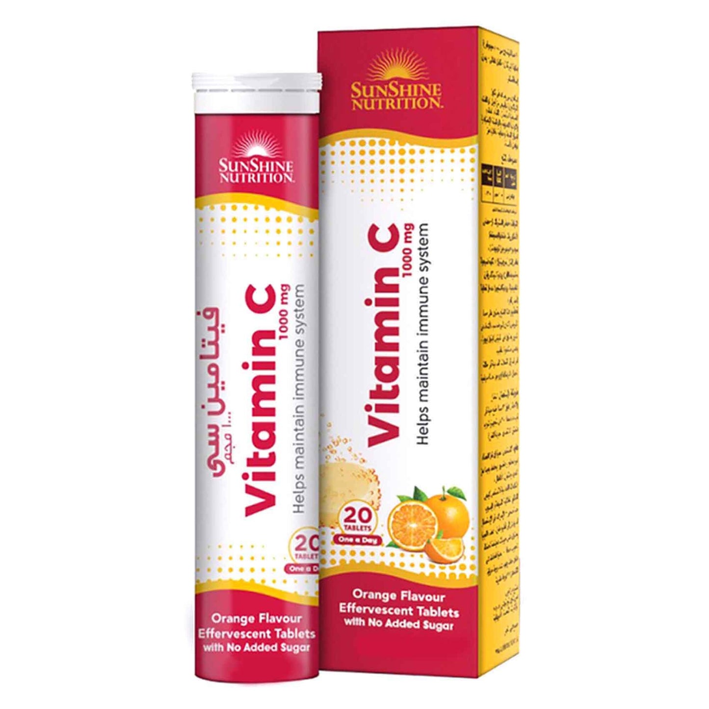 Sunshine Nutrition 1000mg Vitamin C Effervescent Tablet 20 tablets