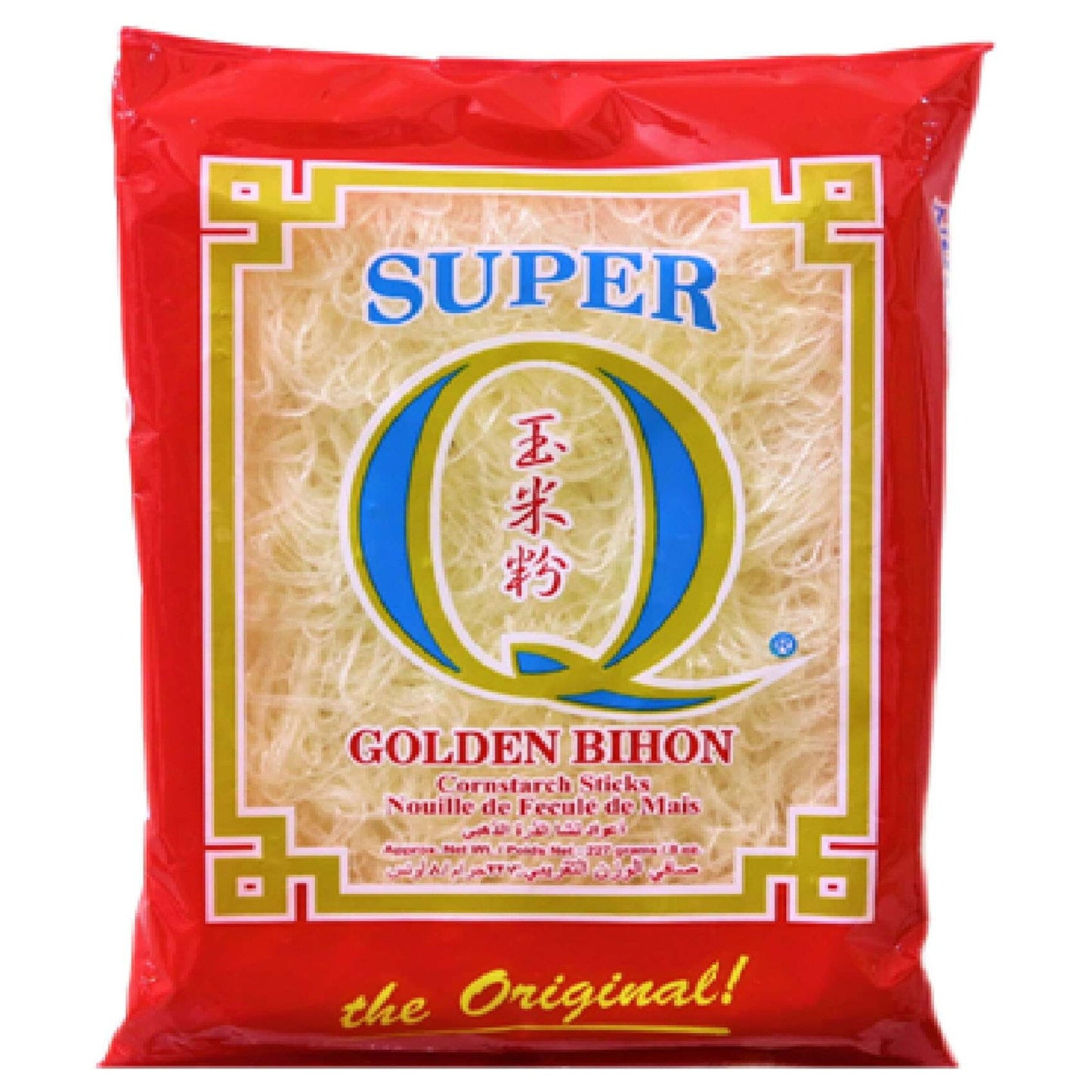 Super Golden Bihon Corn-starch Sticks, 227g