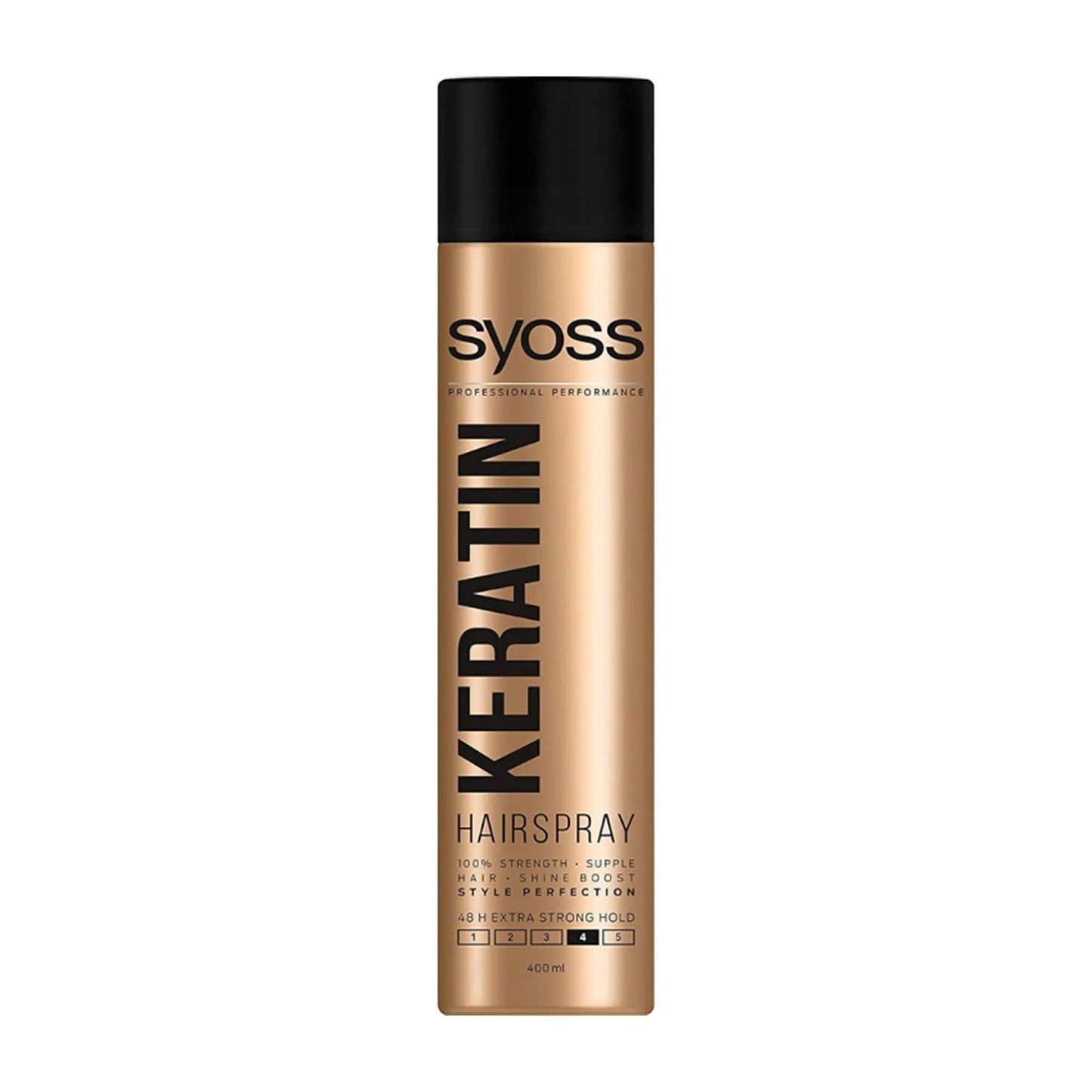 Syoss Keratin Non Stick Hair Spray Extra Strong Hold 4 with Free Hair Spray 1 pack