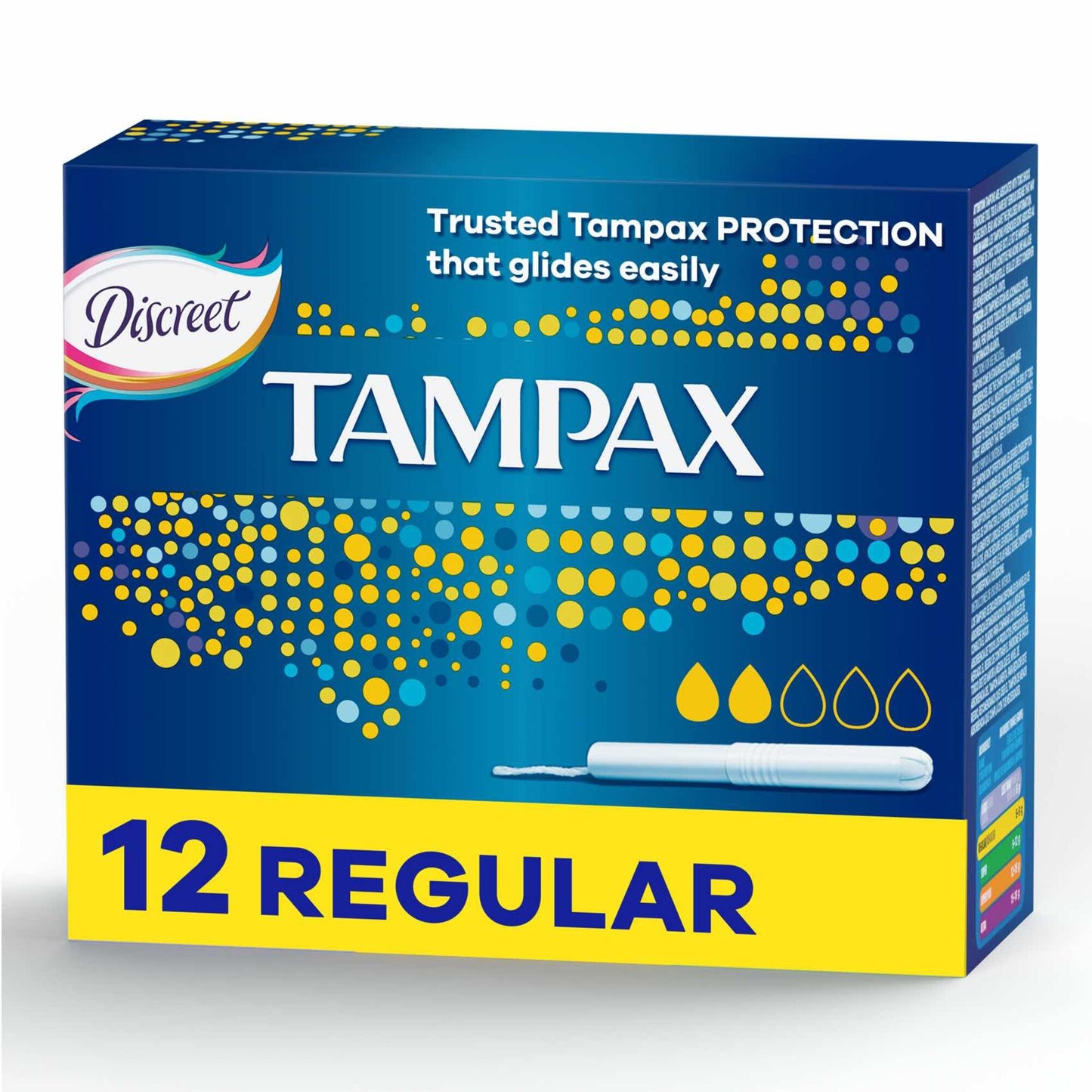 Tampax Regular Tampons with Applicator 12 per pack