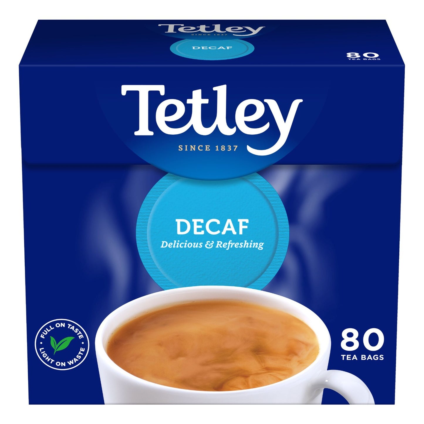 Tetley Decaffeinated Tea Bags 80 per pack