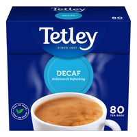 Tetley Decaffeinated Tea Bags 80 per pack