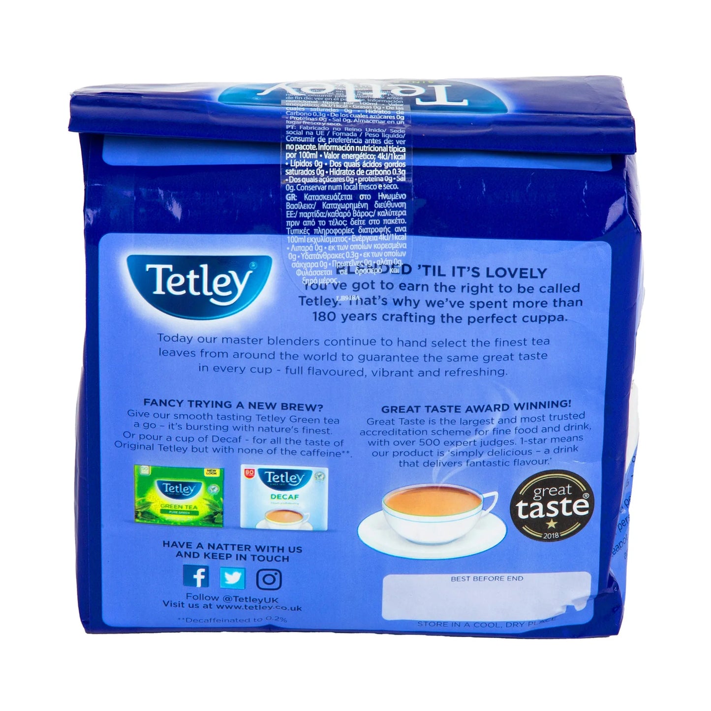 Tetley Original Tea Bags 80 per pack