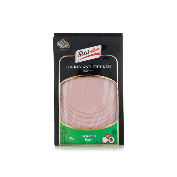 Texa-Star Low Fat Turkey & Chicken Salami Slices 150 gr