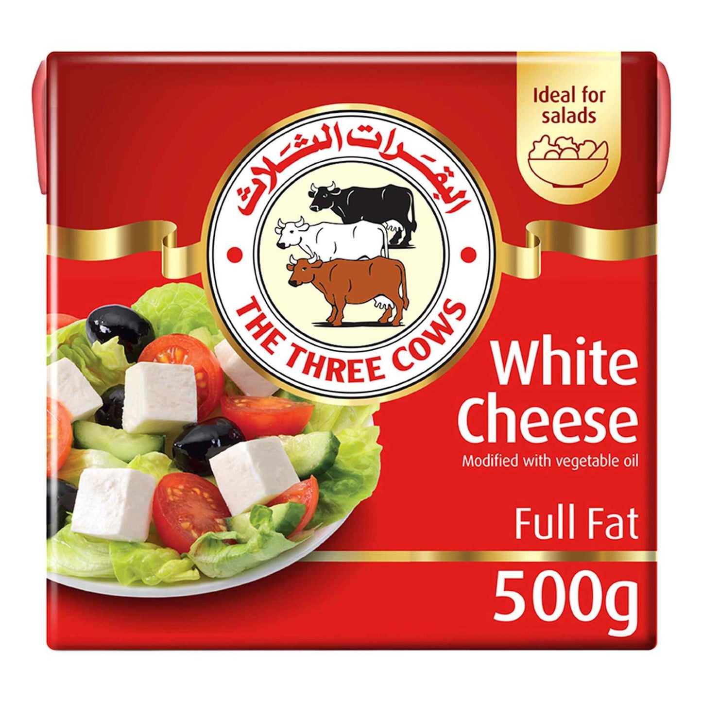 The Three Cows Full Fat White Cheese 500g