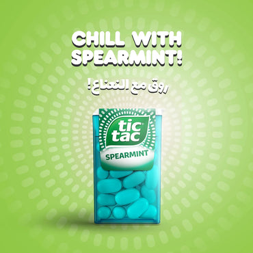 Tic Tac Spearmint Flavor 18 gr