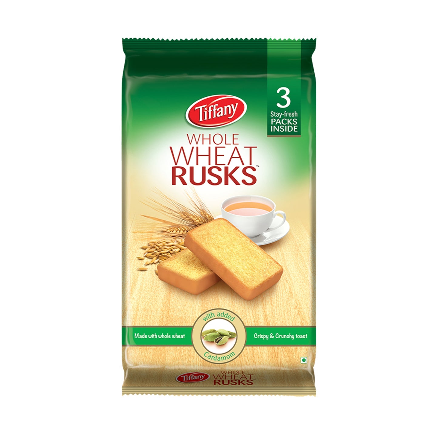 Tiffany Whole Wheat Rusks with Cardamom 280 gr