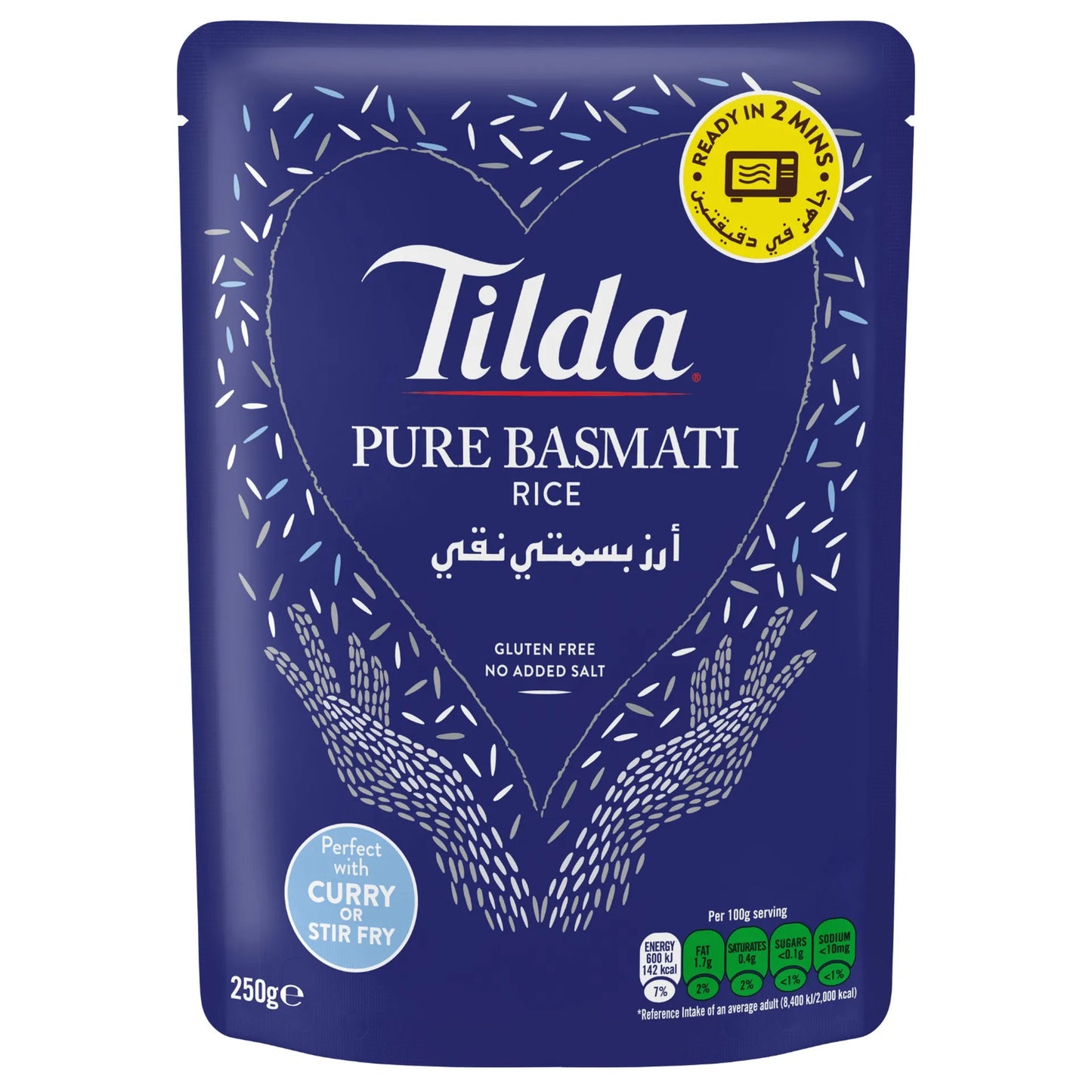 Tilda Steamed Pure Basmati Rice 250 g