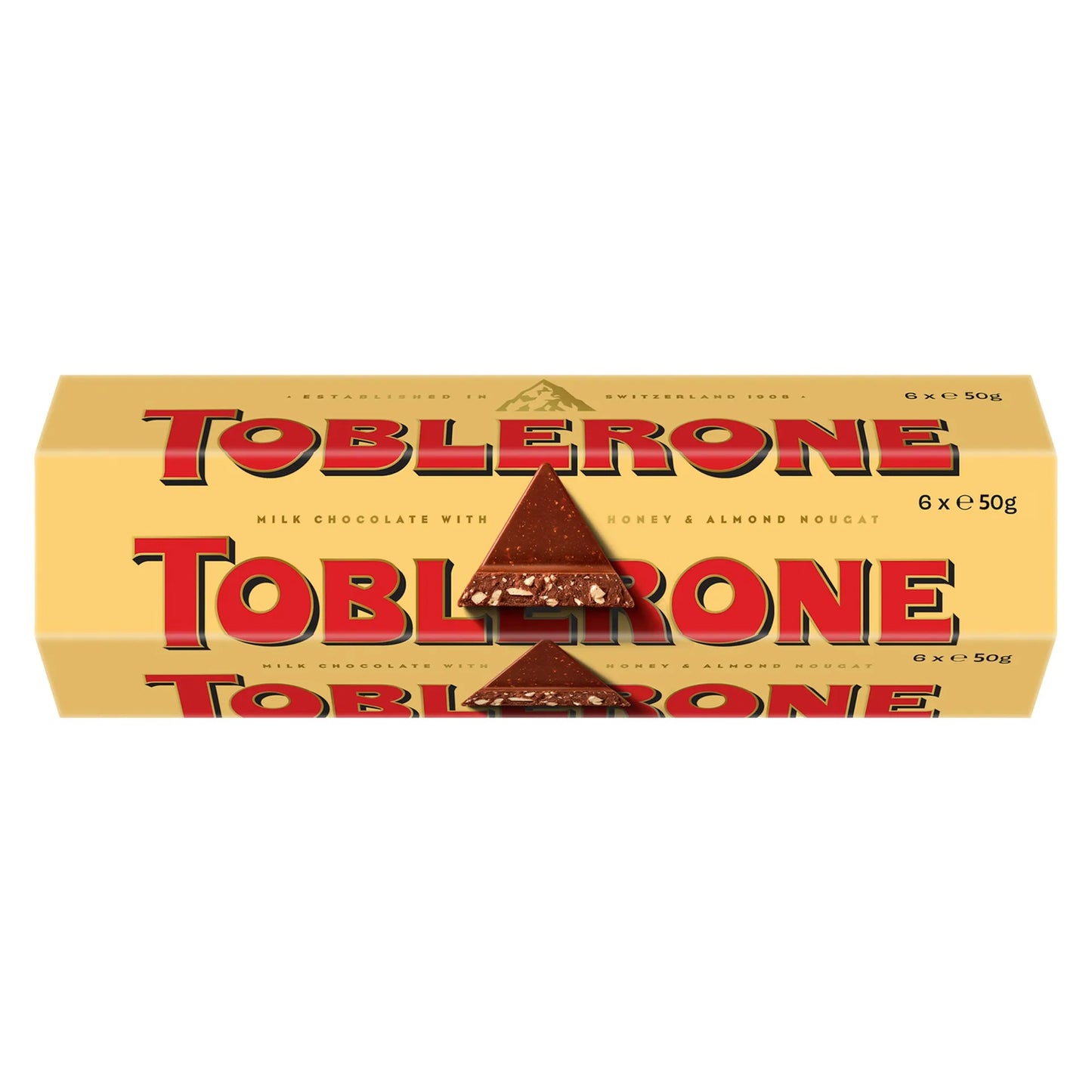 Toblerone Swiss Milk Chocolate Bar with Honey & Almond 50 gr