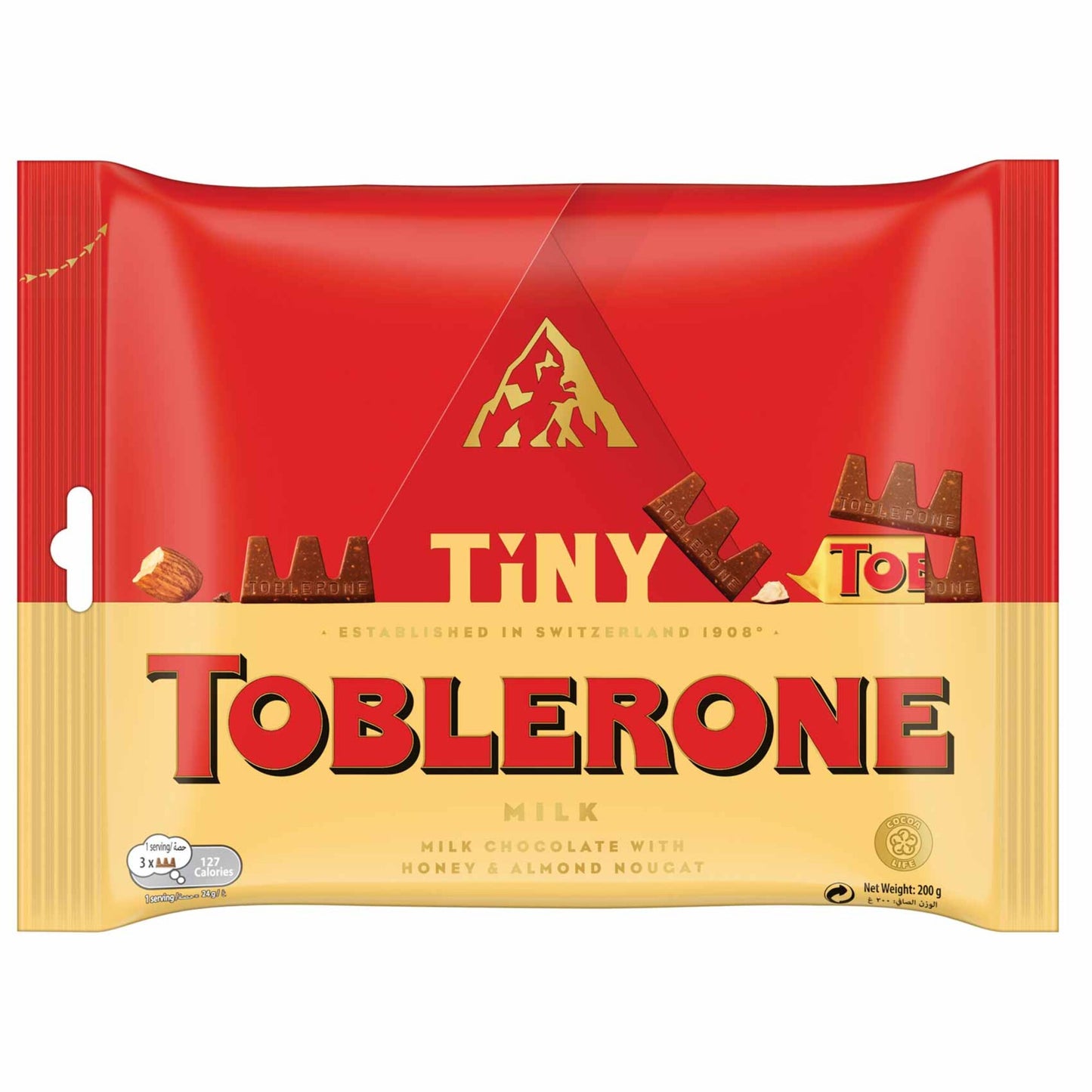 Toblerone Swiss Milk Chocolate Bites with Honey & Almond 200 gr