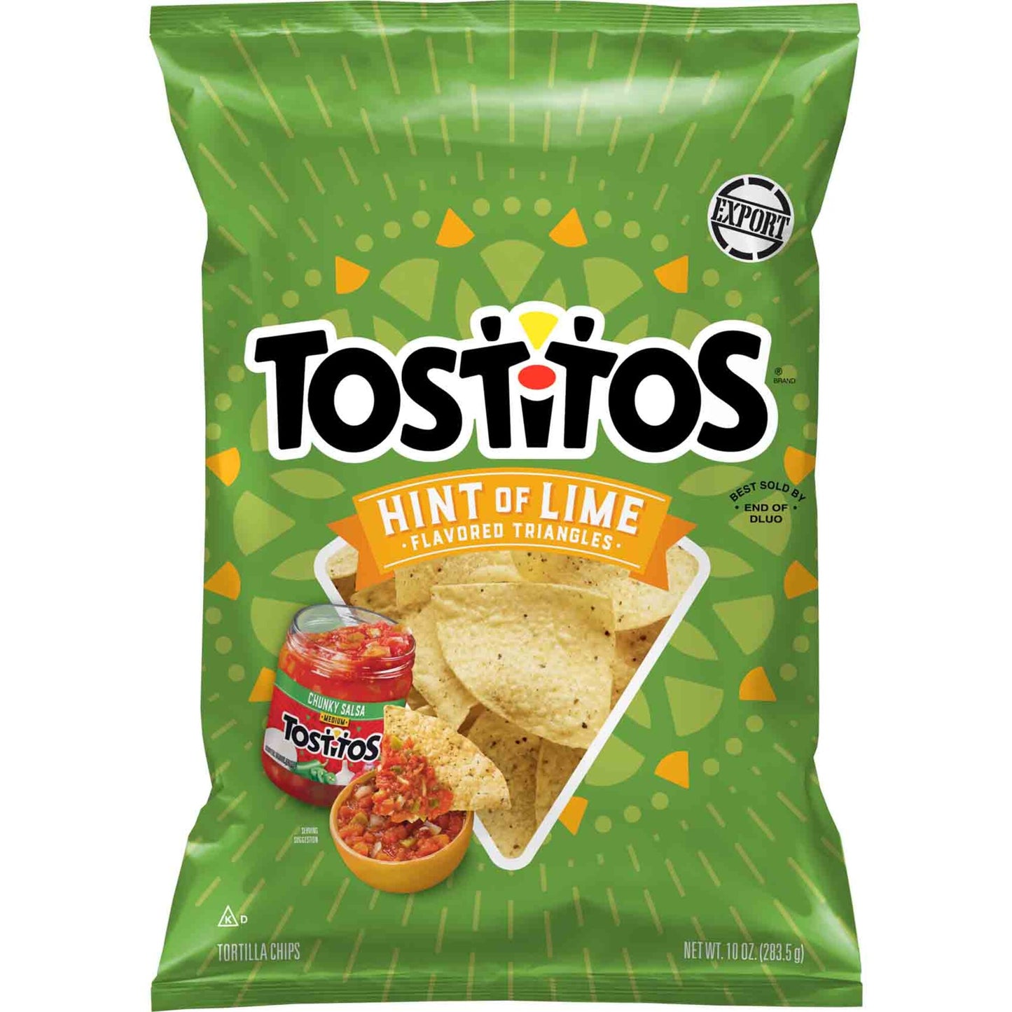 Tostitos Lime Flavoured Triangles Tortilla Chips, 283.5g