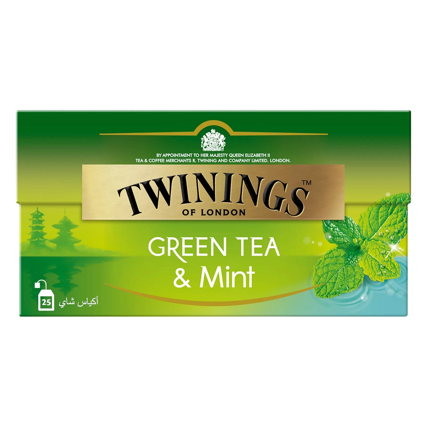 Twinings Mint Green Tea Bags 25 per pack