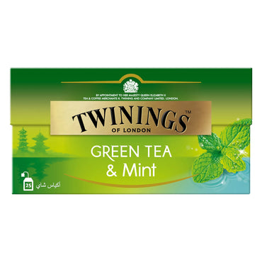 Twinings Mint Green Tea Bags 25 per pack