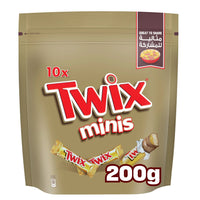 Twix Minis Chocolate Bars (10 Pieces) 200 gr