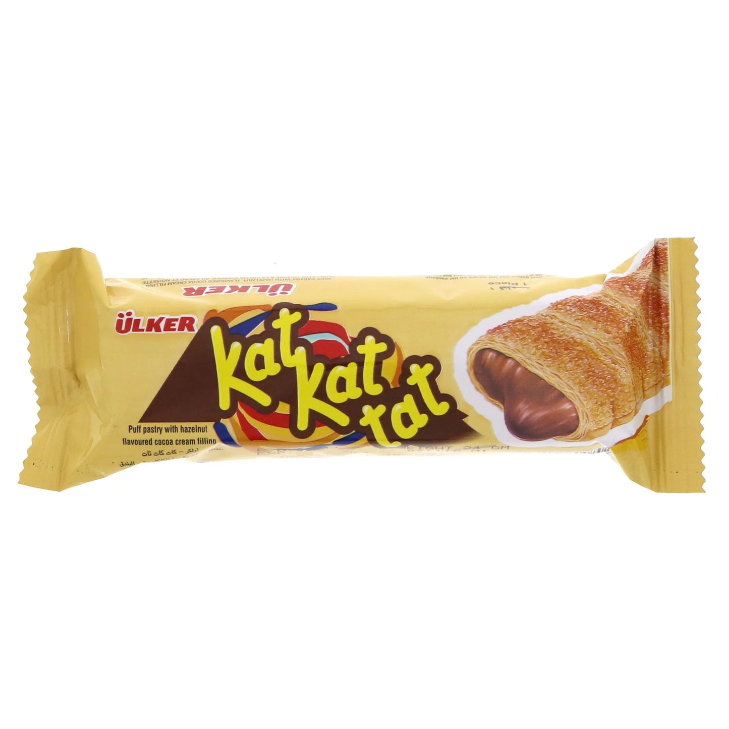 Ulker Kat Kat Tat Puff Pastry Chocolate Flavor 24 gr