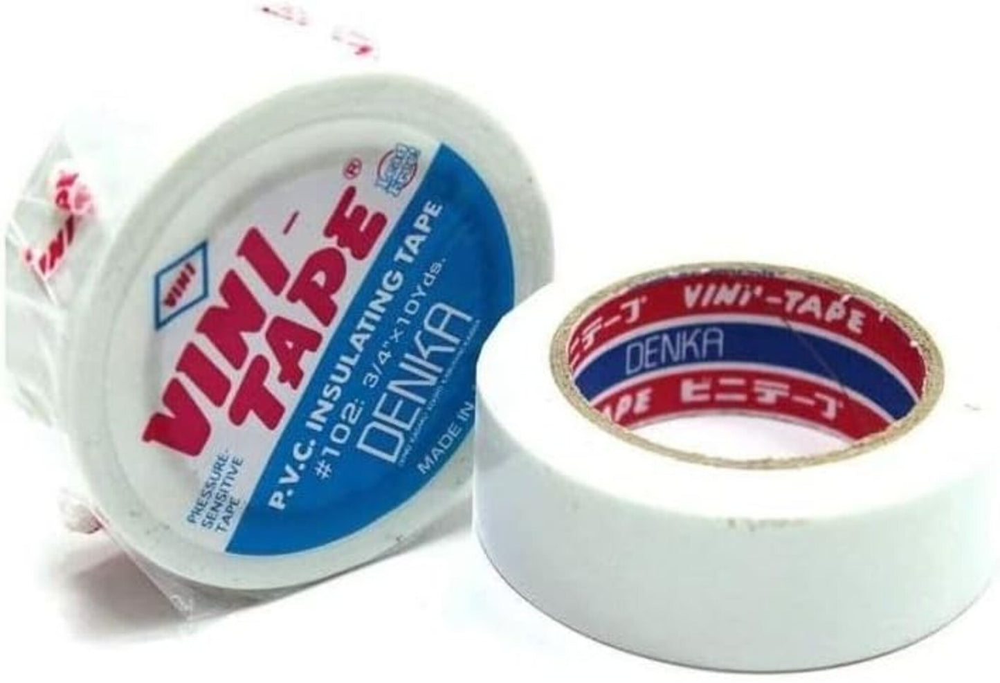 Vini White Insulating Tape (10ydx0.75 Inch) - lead free 1 pcs
