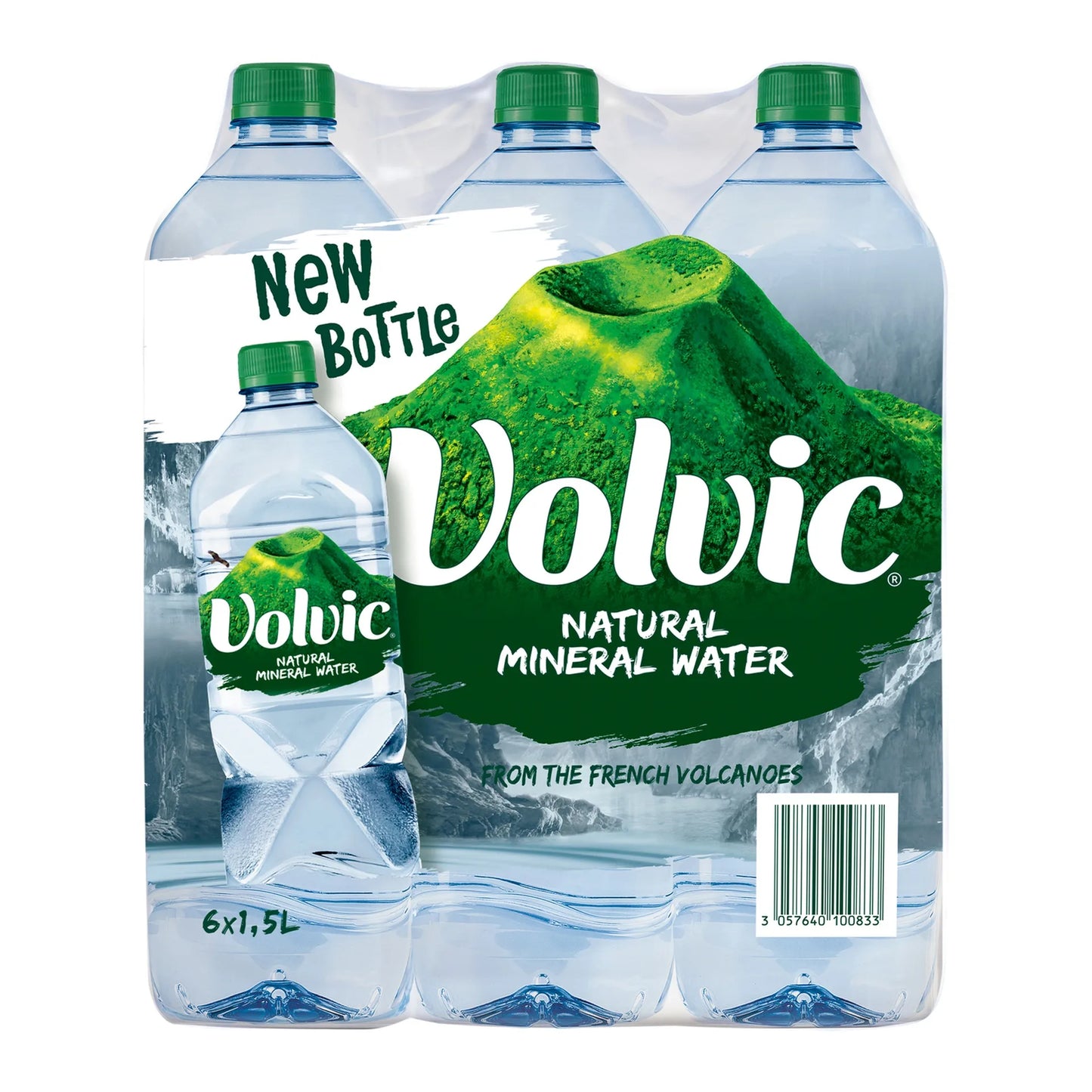 Volvic Natural Mineral Water 6x1.5 L