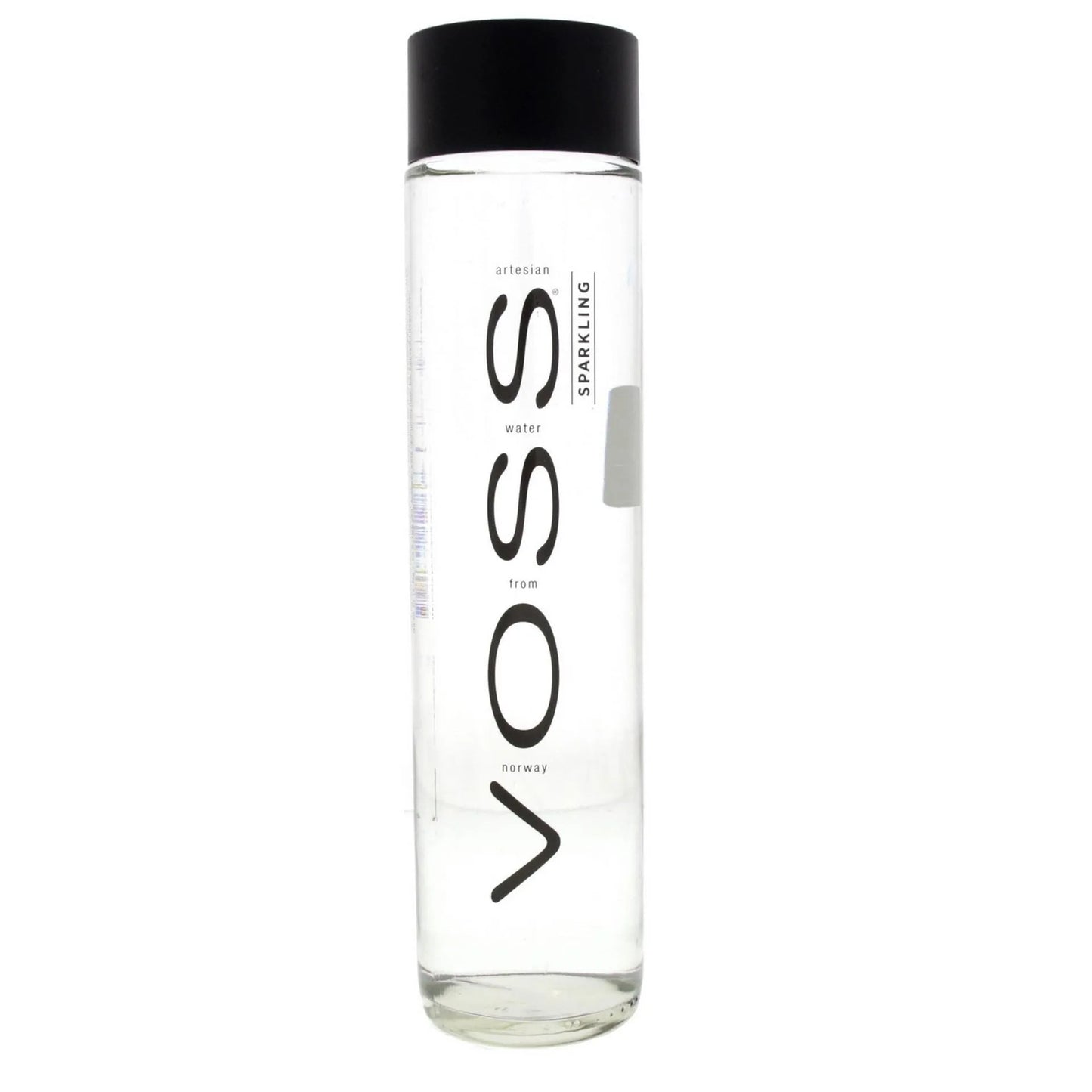 Voss Sparkling Water Glass Bottle 800 ml