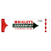Wrigley's Spearmint Chewing Gum 5 per pack