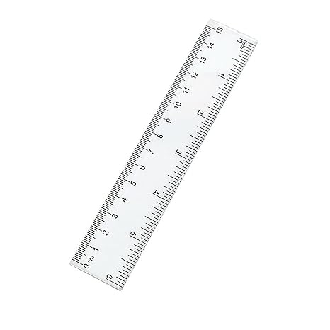 Xiao Ni Ba Clear 15cm Ruler 1 pcs