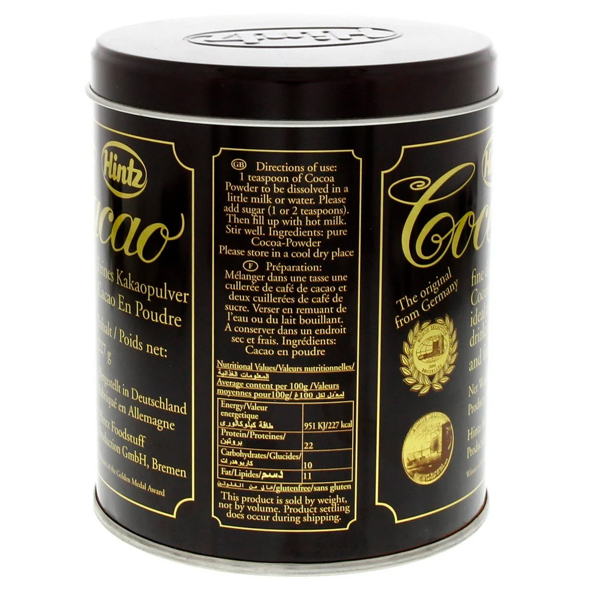 Hintz Fine Dark Cocoa Powder 227GM