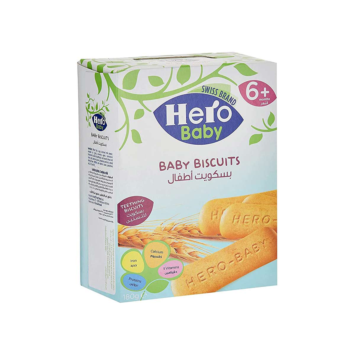 Hero Baby Teething Biscuits 180GM