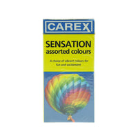 Carex Sensation Condom Multicolour 12 count